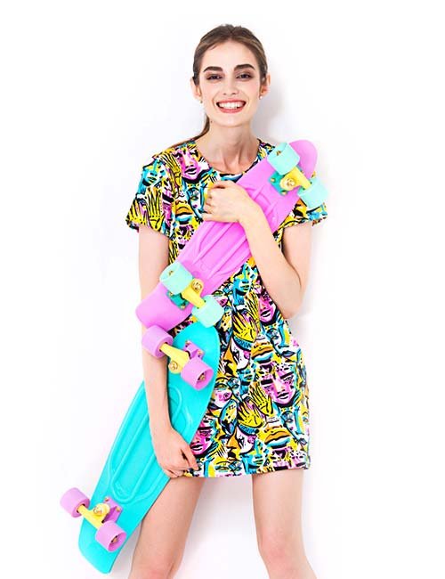 Spring Printed Dress